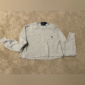 Polo Ralph lauren cropped long sleeve
